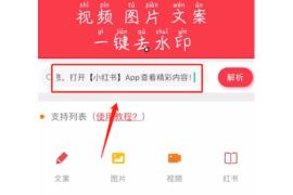 小红书怎么去水印？轻松几步搞定你的无水印图片！